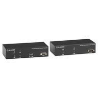 KVXLCF-200-R2: Extender Kit, Dual-Head DVI-D/VGA, USB 2.0, RS-232, Audio, Distanz gemäss SFP, Mode gemäss SFP
