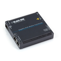 LGC5200A: (2) 10/100/1000 Mbps RJ45, (1) 100/1000M SFP, Distanz gemäss SFP, Mode gemäss SFP, Anschluß gem.  SFP, AC/DC