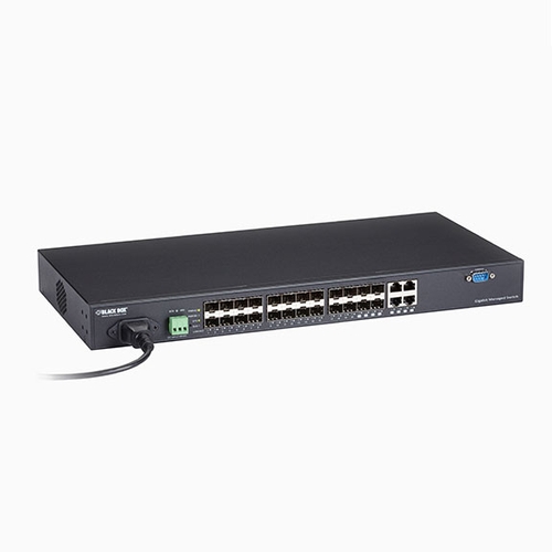 LGB708A, Commutateur Web intelligent Gigabit Ethernet LGB700 - SFP, 10 ports  - Black Box