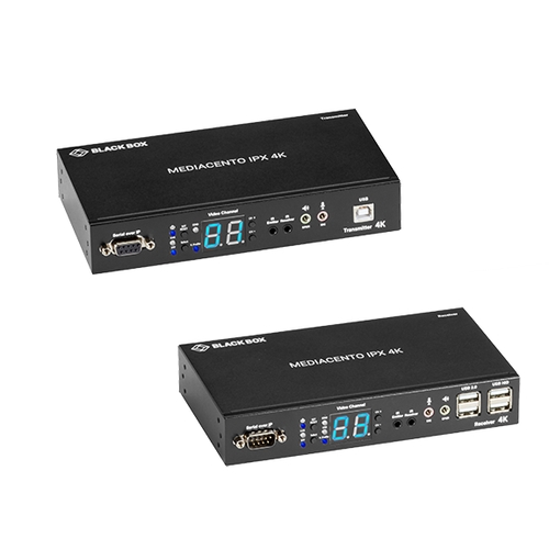 Pack of 3 pcs 7.6-m S-Video Cable 25 Black Box EHN058-0025 
