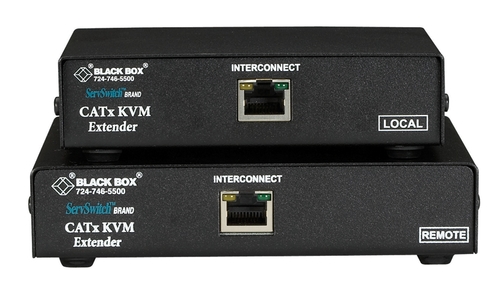 bånd Kloster disk ACU6001A, CATx KVM Extender, LR – VGA, USB HID - Black Box