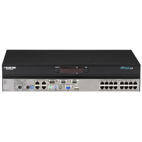 KV0416A-R2, CX CATx-based KVM Switch with IP Access, 16-/24-Port 