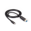USB 3.1 Kabel - Typ C male (Stecker) zu USB 3.0 Typ B male (Stecker), 1 m