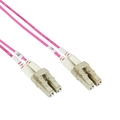 OM4 50/125 Multimode-Glasfaser-Patchkabel LC-LC, 10/40/100Gbps, LSZH, Erika-Violett