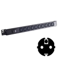 Click-Lock C19 Power Strips (Schuko Plug)